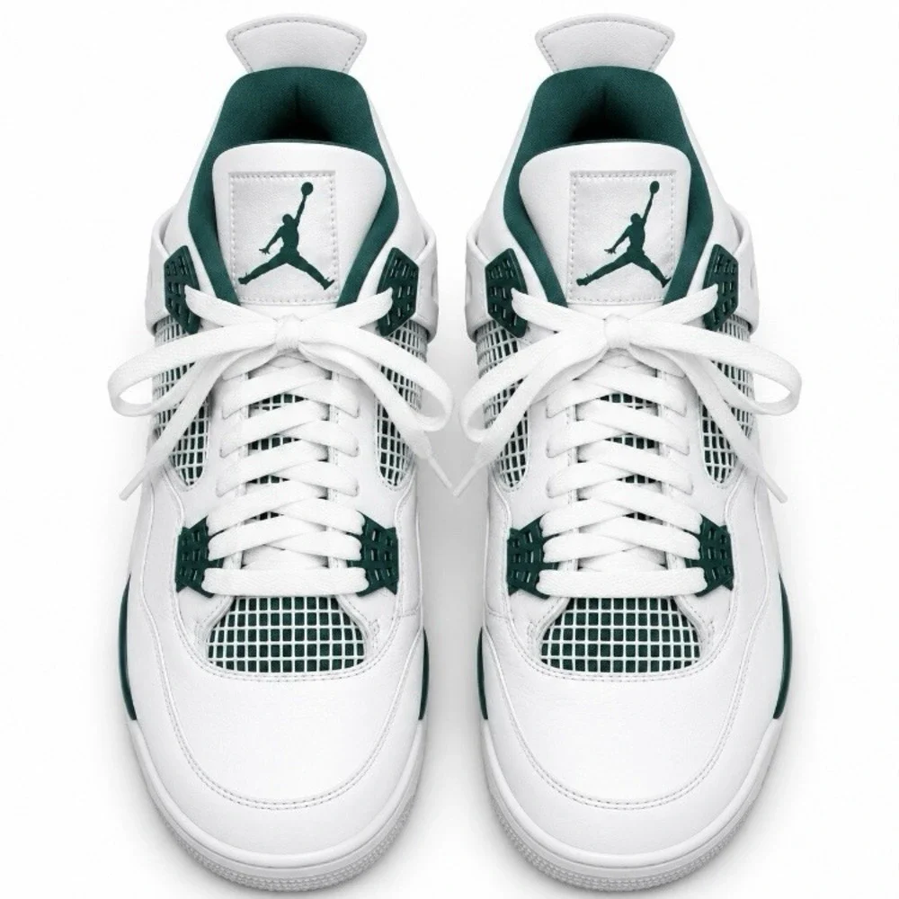Air Jordan 4 Retro Oxidized Green Mens Size 11.5 Basketball Sneakers FQ8138-103